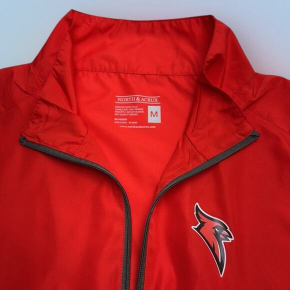 SVSU CARDINALS Men’s Medium Lightweight Pullover Windshirt - Picture 4 of 5